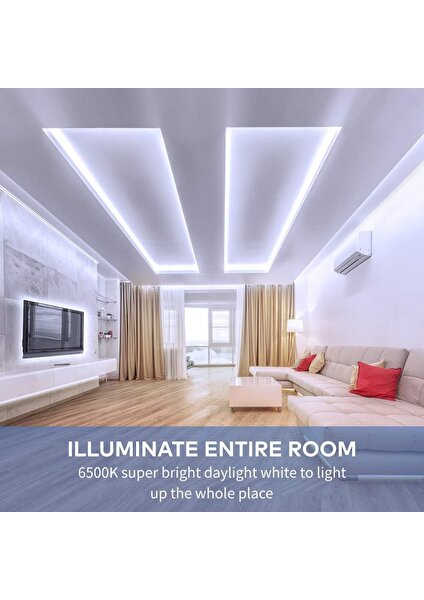 Sb-6501 2.5 Metre Şerit Led Işık Kırmızı Aç Kapa Anahtarlı Adaptörlü Tak Çalıştır Aydınlatma