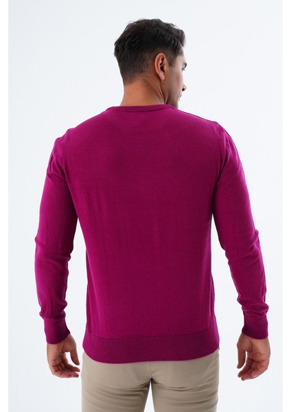 Erkek Rose %100 Pamuk Bisiklet Yaka Triko Kazak TRIST-1101 fiyatları