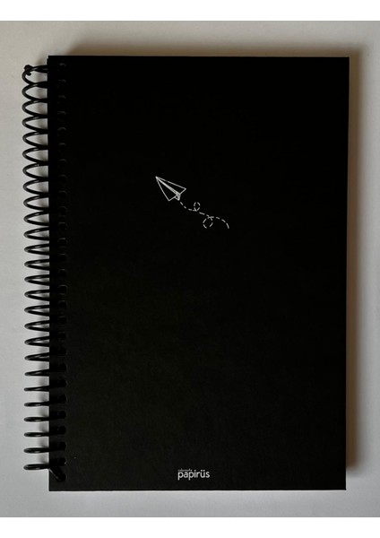 Mini Serisi Kareli Defter, Spiralli, Sert Kapaklı, 16 x 23 Cm, 100 Yaprak