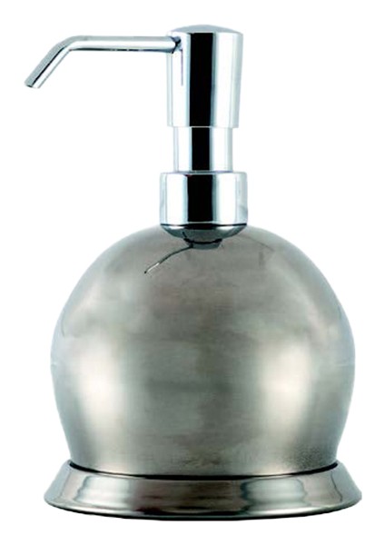 Krom Küre Set Üstü Sıvı Sabunluk (50-037)