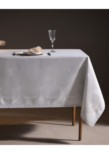 Lignite Masa Örtüsü - Gri - 160X300 cm indirimleri