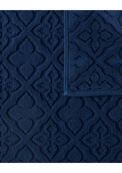 Rachel Pamuk Ayak Havlusu - Lacivert - 50X70 cm indirimleri