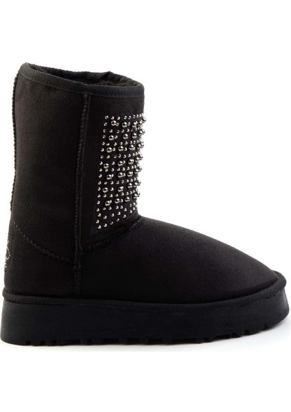 Siyah Süet Kadın Bot & Bootie K02855115402