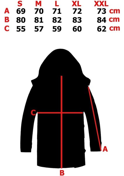 Alaska The Last Frontier Soğuğa ve Suya Dayanıklı Oxford Kumaş Kapüşonlu Kısa Parka Kaban --Siyah2--