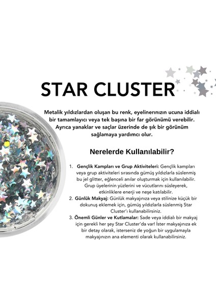 The Glitter Lab Jel Formlu Parlak Glitter - Star Cluster