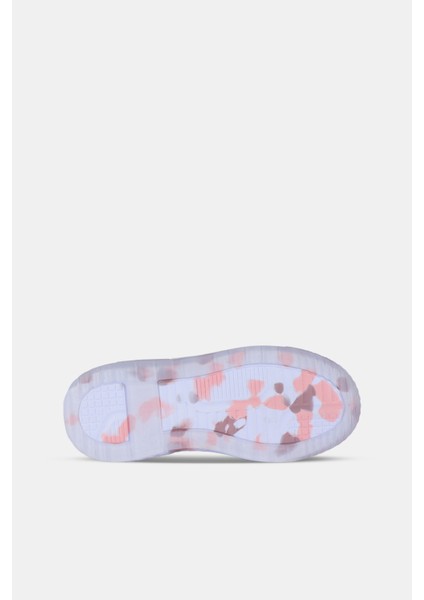 Monaco Hafif Kız Okul Öncesi Beyaz/pudra Sneaker