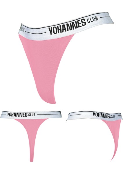 Yohannesclub, Kadın, Iç Çamaşırı Takımı, (Las. Askılı Sütyen-Tanga), Pudra