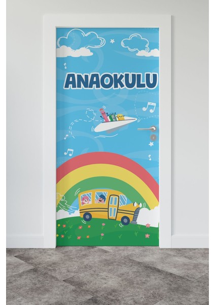 Anaokulu Kapı Yüzey Giydirme Sticker indirimleri