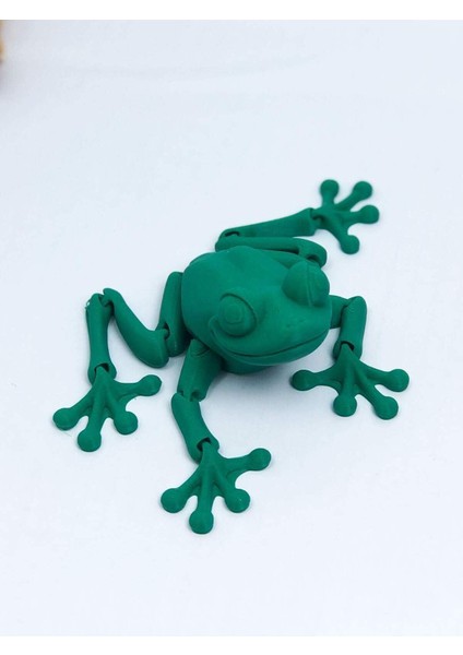 3D Hareketli Kurbağa Figürlü Oyuncak - Yeşil