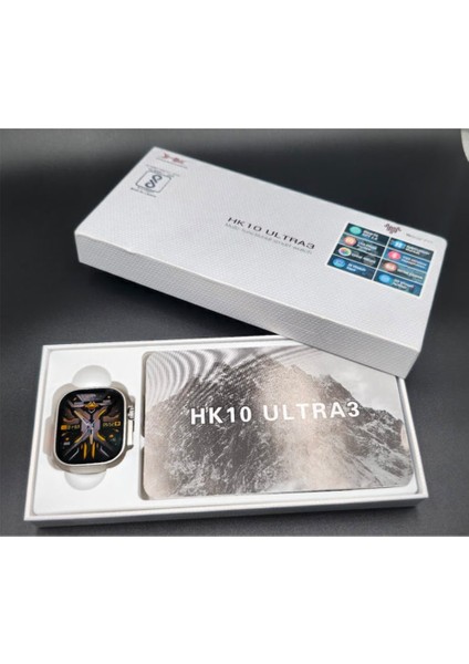 Watch 10 Ultra Series HK10 Ultra 3 Amoled Ekran Galeri/chatgpt 2 GB Depolama Akıllı Smart Saat
