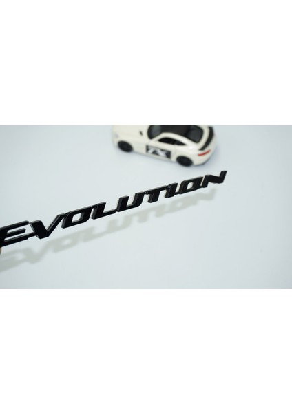 Lancer Evolution Siyah Bagaj Yazı Logo Mitsubishi Ile Uyumlu