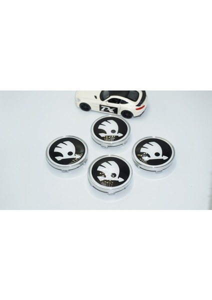 Skoda Jant Göbeği Kapak Seti 60MM