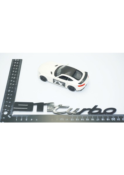 Porsche 911 Turbo Bagaj Siyah Abs Yazı Logo Amblem modelleri