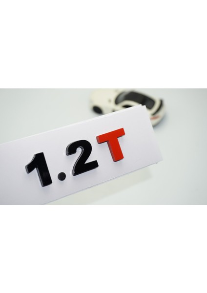 1.2t Bagaj Siyah Kırmızı Yazı Logo Volkswagen Ile Uyumlu