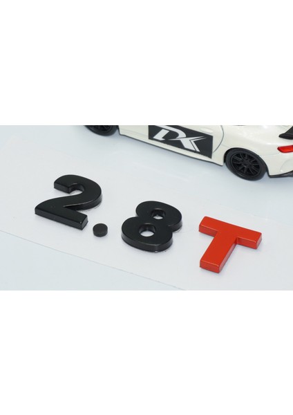 2.8t Bagaj Siyah Kırmızı Yazı Logo Volkswagen Ile Uyumlu modelleri