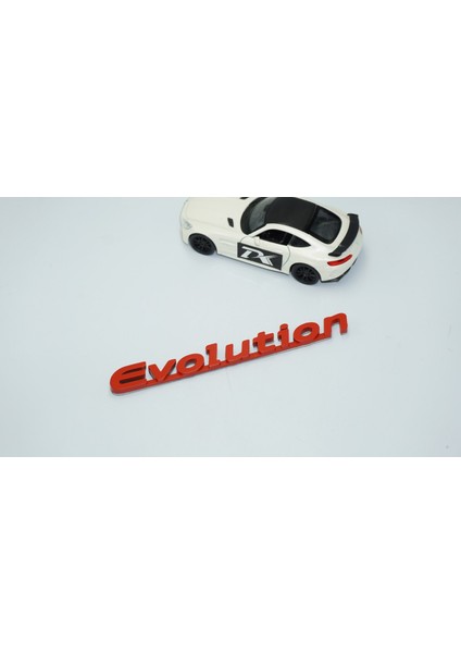 Mitsubishi Lancer Evolution Evo8 CT9A Kırmızı Bagaj Yazı Logo