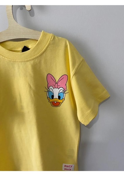 Asel Kids Daisy Duck Baskılı Şort-Tshirt Takım