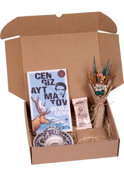 Beyaz Gemi Seti - Kişiye Özel Doğum Günü Hediyesi