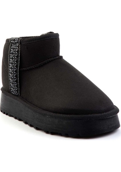 Siyah Süet Kadın Panduf K02855115002 fiyatları