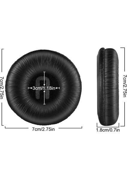 Mrs Toys Jbl ile Uyumlu Kulaklık Pedi Süngeri Tune T500BT 510BT 520BT T560BT T600 Tune 600BTNC T450 460 JR300 310 T250