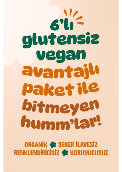 Organik Glutensiz Vegan Muzlu Atıştırmalık Paketi - 6 Adet (2 Çeşit)