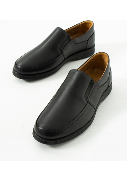 Kışlık Kauçuk Kaymaz Taban Deri Anatomik Baba Ayakkabı Erkek Günlük Ayakkabı(39-46) indirimleri