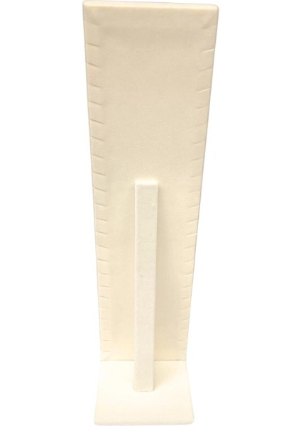 Kolye & Zincir Standı Ayaklı Krem Süet 40 cm