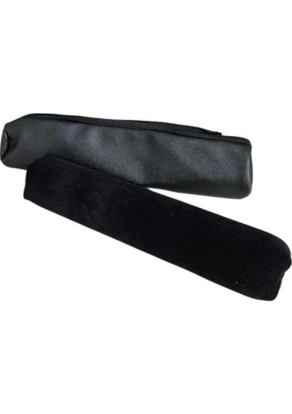 Tekli Fermuarlı Bilezik & Kelepçe Ve Saat Seyahat Rulosu Düzenleyicisi Ve Çantası (Siyah) fırsatları