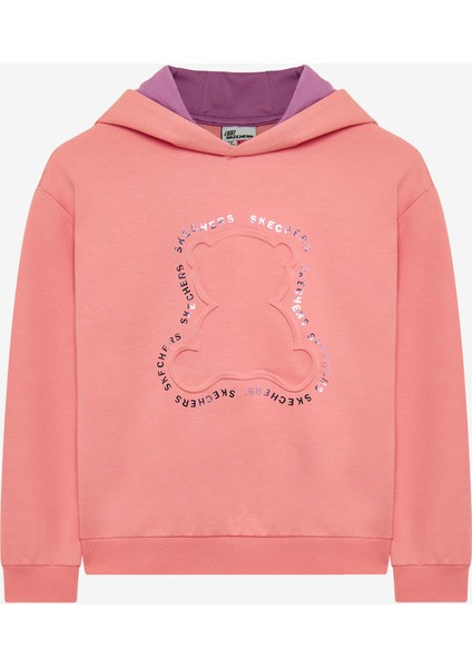 G 2xi-Lock Loose Fit Sweatshirt Büyük Kız Çocuk Pembe Sweatshirt SK242035-611