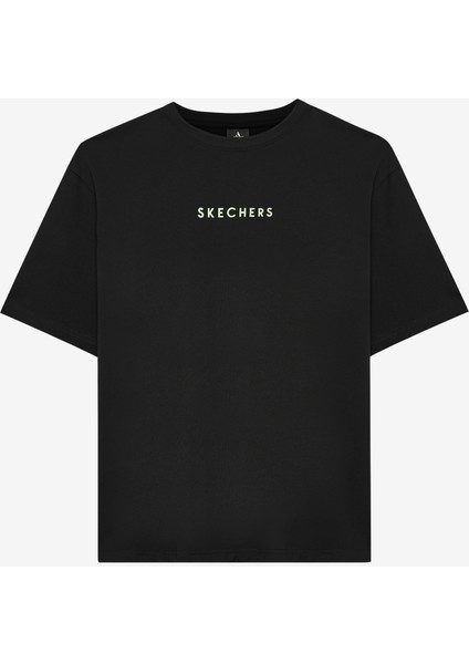 M Graphic Tee Heavy Weight Oversize T-Shirt Erkek Siyah Tshirt S242134-001