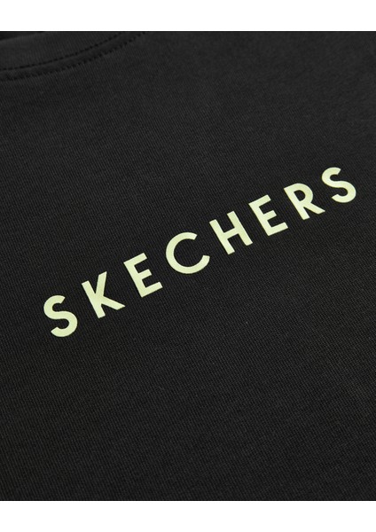 M Graphic Tee Heavy Weight Oversize T-Shirt Erkek Siyah Tshirt S242134-001