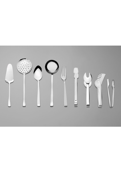 Deniz Sade 9 Parça Servis Takımı