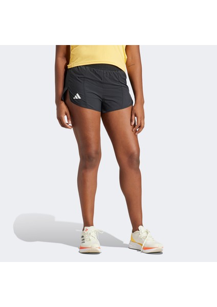 Adizero Essentials Kadın Siyah Antrenman Şortu.-