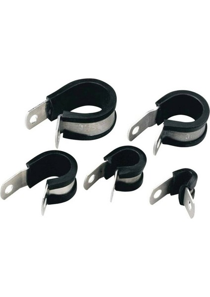 12 mm Lastikli Boru Kelepçesi (100 Adet)