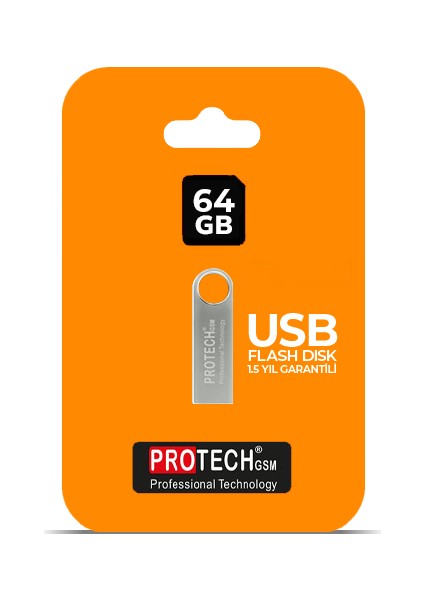 64 GB Metal Tasarım Flash Bellek USB 3.0