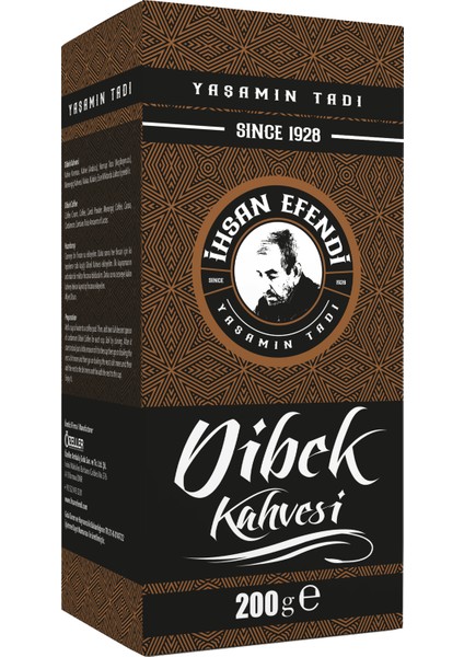 Ihsan Efendi 200 gr Kutu Dibek Kahvesi