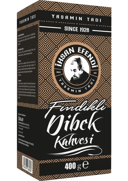Ihsan Efendi 400 gr Fındıklı Dibek Kahvesi Kutu