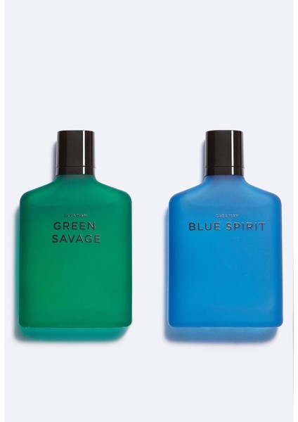 MAN GREEN SAVAGE + ZARA MAN BLUE SPIRIT EAU DE TOILETTE 2X100 ML İNDİRİMSEHRİ