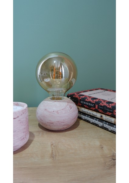 Jesmonite Orb Abajur