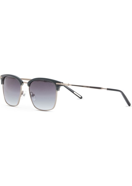 Cr 80028 C3 Kare Mat Gümüş Erkek Güneş Gözlüğü
