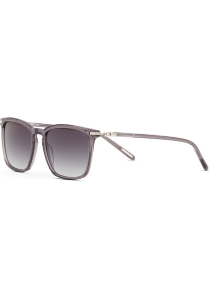 Cr 80047 C3 Kare Şeffaf Gri Erkek Güneş Gözlüğü