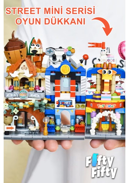Loz Street Mini Serisi Oyuncak Dükkanı -LZ1643 (414 Parça) Oyuncak Yapım Seti fırsatları