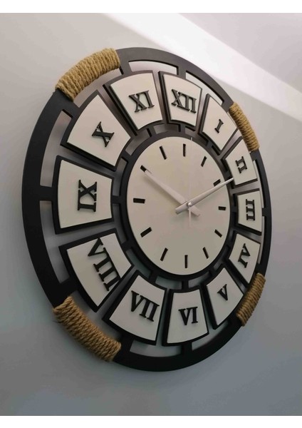 55 cm Çapında Ahşap Duvar Saati modelleri