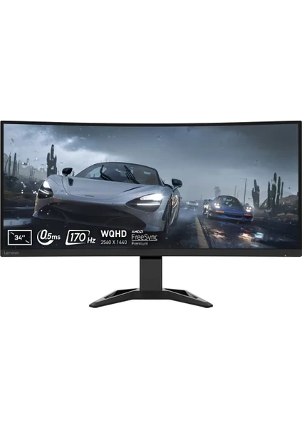 G34W-30 A223403G0 66F1GAC1TK 34 inç 170Hz 0.5ms WQHD FreeSync VA Kavisli Gaming Monitör