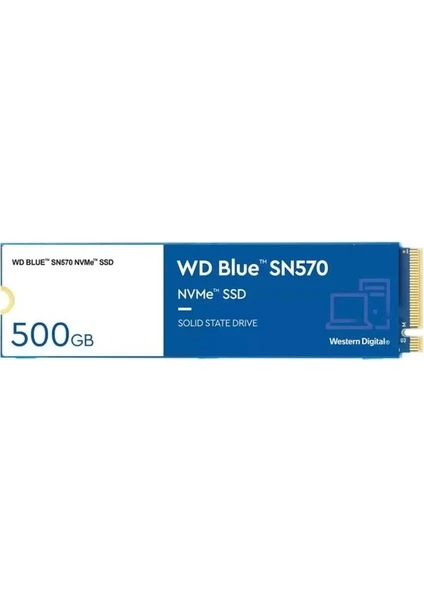 Wd 500Gb Blue SN570 S500G3B0C 3500-2300MB-s M.2 2280 NVMe Ssd