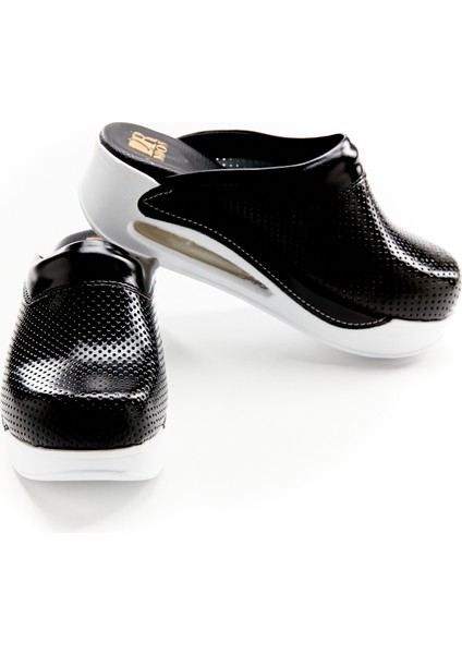 Siyah Ortopedik Airmax Taban Sabo Terlik