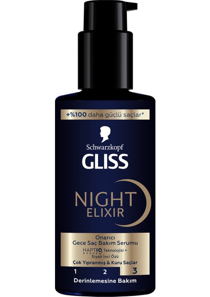 Night Elixir Onarıcı Gece Saç Bakım Serumu