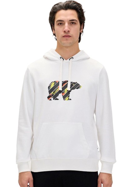 24.02.12.024 Mono Hoodie Sweatshirt Beyaz