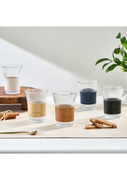 Leather Cool Touch Latte Bardağı 210 ml Gold