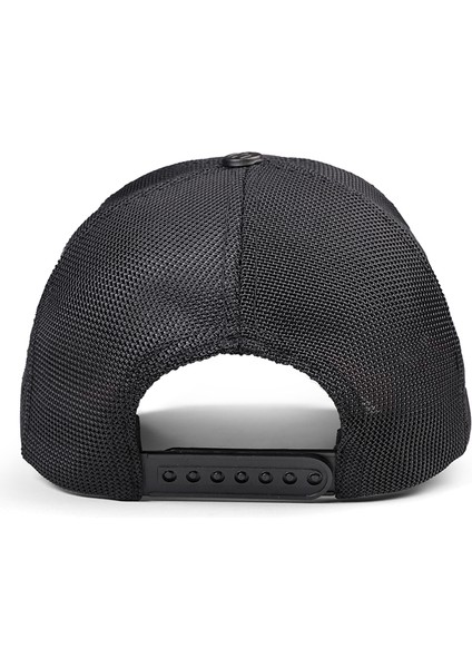 V1 Trucker Kurt -5sb Kod Logolu Unisex Beyaz Siperli-Siyah Şapka